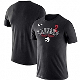 Toronto Raptors Kawhi Leonard Nike Player Performance T-Shirt Black